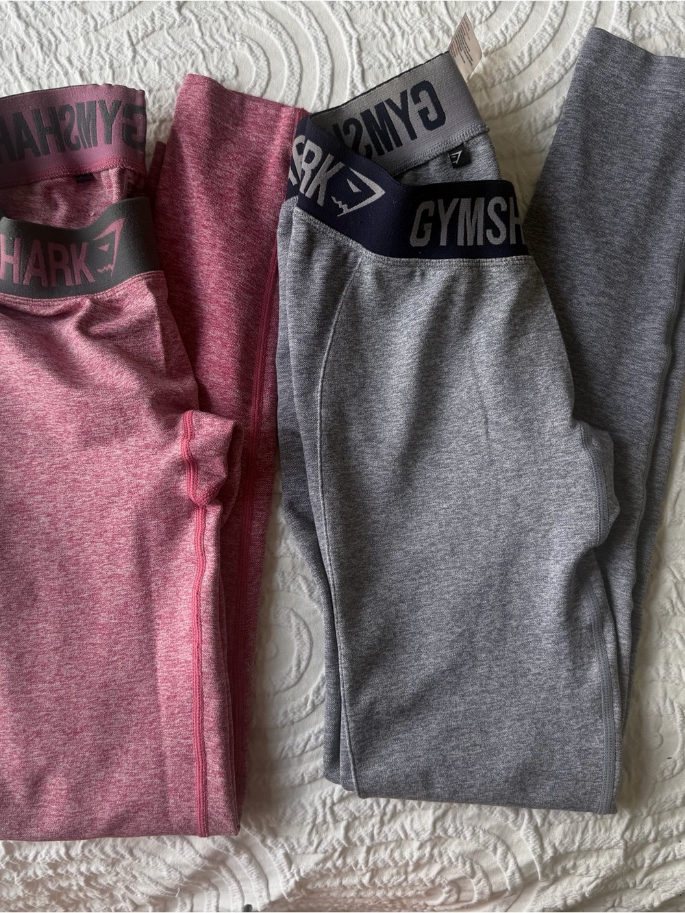 Gymshark Pink and Gray women’s leggings